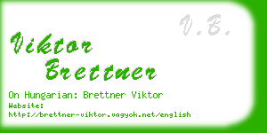 viktor brettner business card